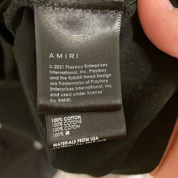 Amiri playboy T-shirt large worn once very rare 9.9/10 condition like new - Picture 4 of 8